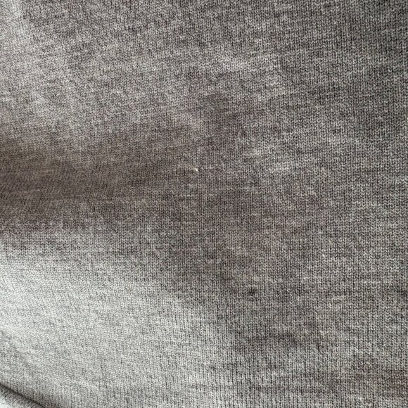 Womens Gray Knit Sweater Black Fair Isle Pattern Crew Neck Long Sleeve Size S - Picture 10 of 12